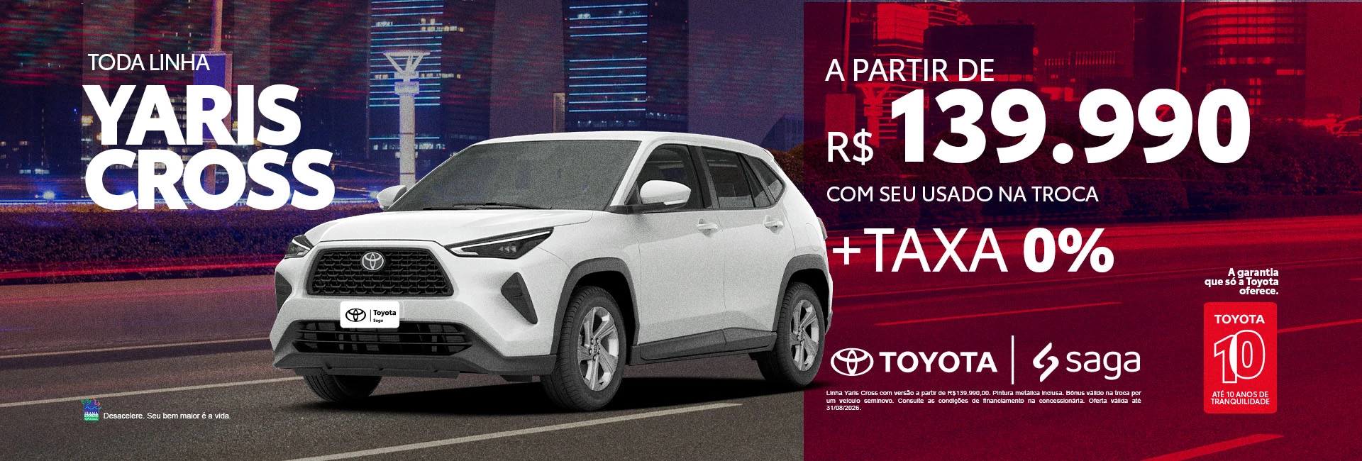 OFERTA 8 - TODA LINHA YARIS CROSS - BANNER DESKTOP
